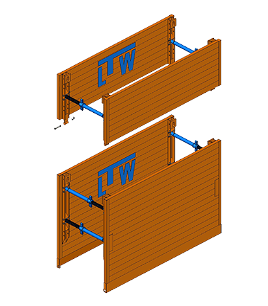 Schemat boksu osłonowego LTW Mini-box